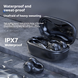 Bone-conduction Bluetooth Headphones Non-in-ear Ear-clipping Design Ultra-long Battery Life