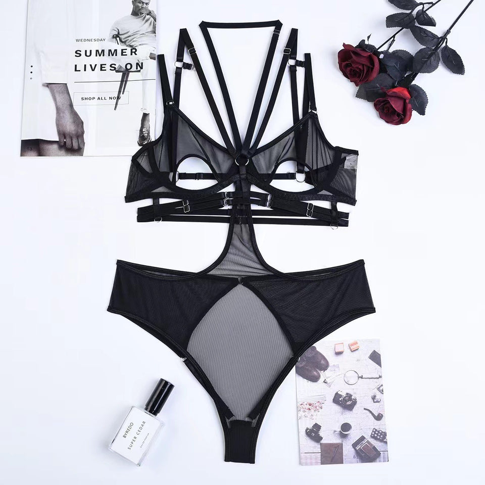 Sexy Complex Mesh Sexy Pajamas