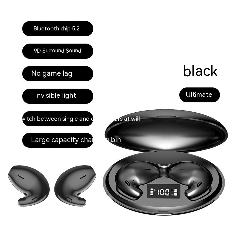 Bluetooth Headset For Bone Conduction True Wireless Non In-ear New